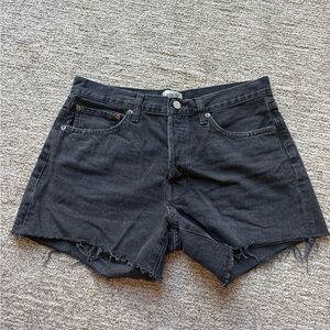 Agolde Women’s Black Denim Shorts